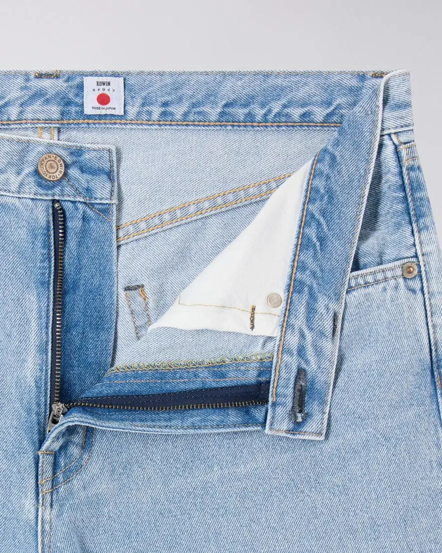 WIDE PANT - Blue Light Used - Raw Denim