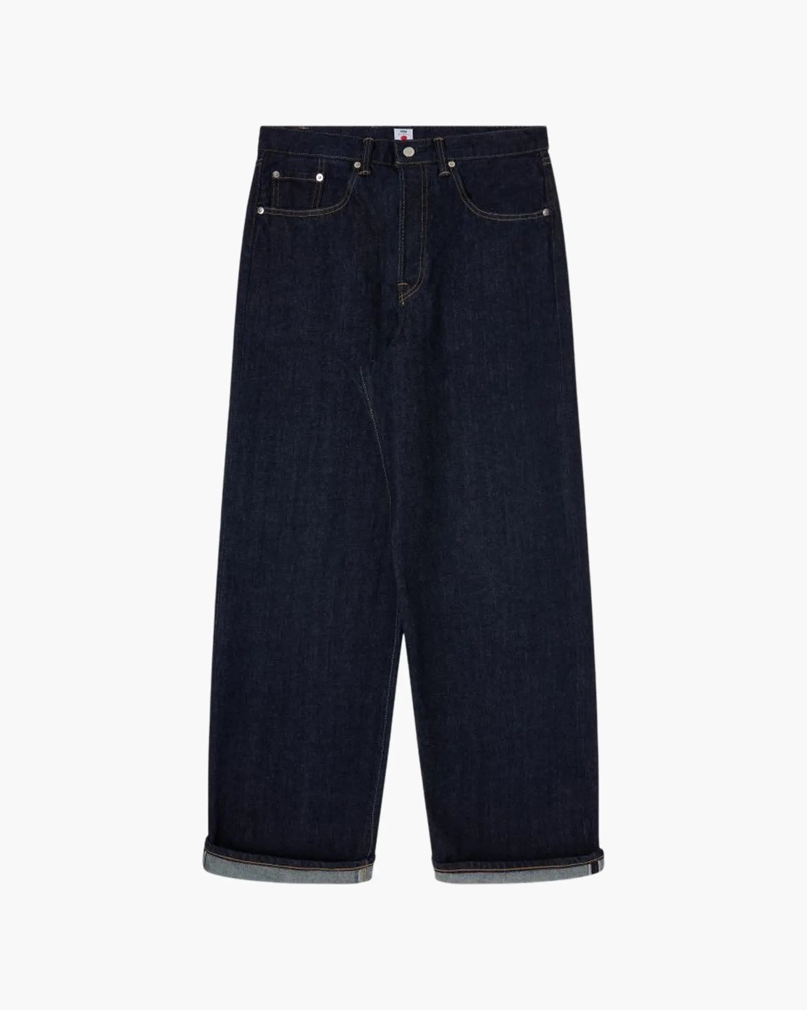 WIDE PANT - Blue Rinsed Selvedge - Raw Denim
