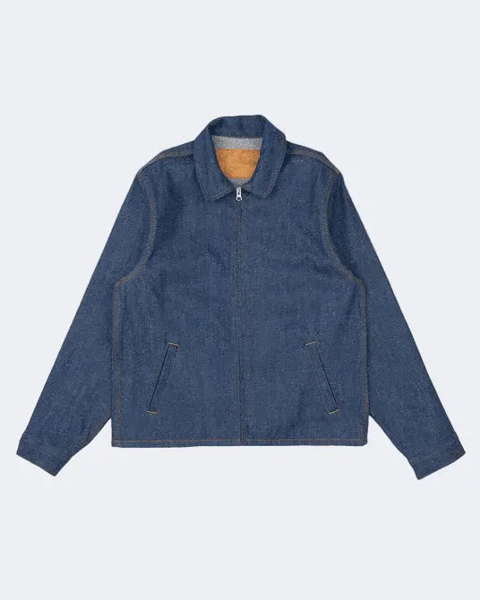 WORKFORCE SELVEDGE - Zip Chore Coat - Raw Denim