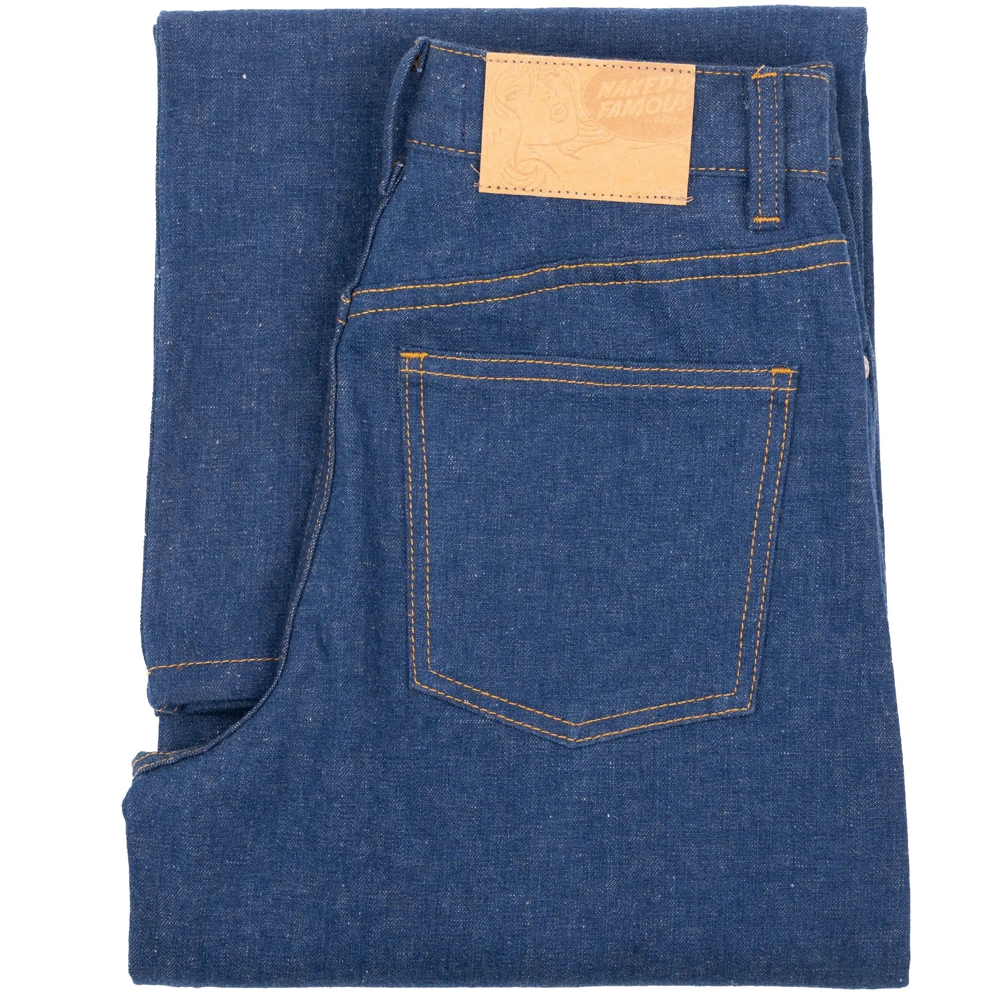 W's DUNGAREE NEP DENIM - Wide Wild West - Raw Denim