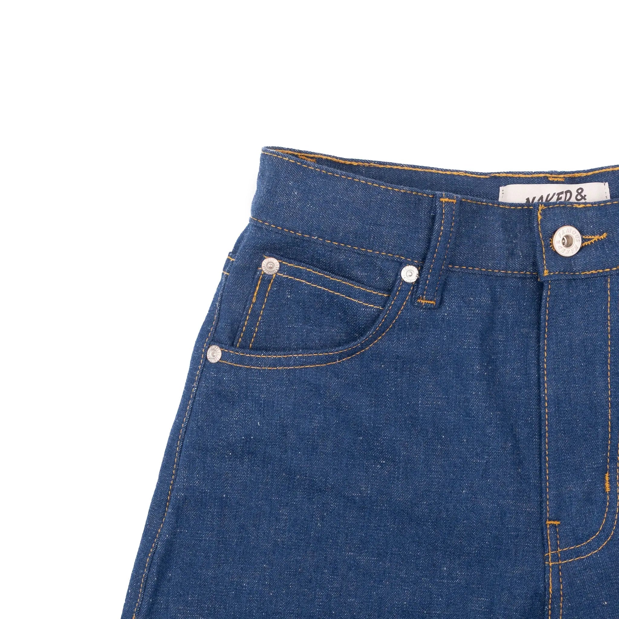 Dungaree Nep Denim – Wide Wild West