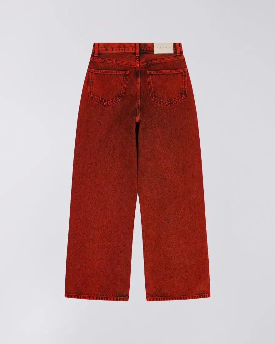 W's OLIVIA PANT - Blue Ruby Overdyed - Raw Denim